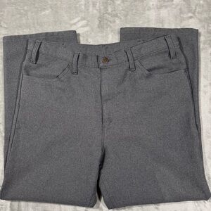 Vintage Levis Sta Prest Dacron Pants Mens 36x28 Gray